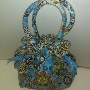 Vera Bradley Emma drawstring bag Bali Blue